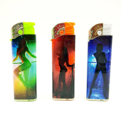 Dy-1702 Plastic Cigarette Lighter with Customized Design and 8.1*2.48*0.9CM Size