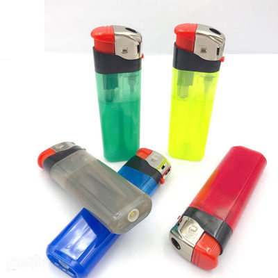 Model NO. DY-588 Disposable Transparent Colors Body Cigarette Gas Lighter with Patterns