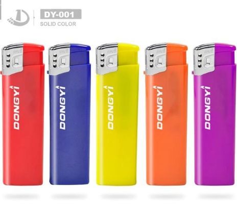 Refillable Electron Disposable Piezo Lighter for Cigarette Model NO. DY-001