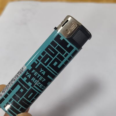 Custom Logo Refillable ISO9994 Plastic Lighter for Electronic Smoking