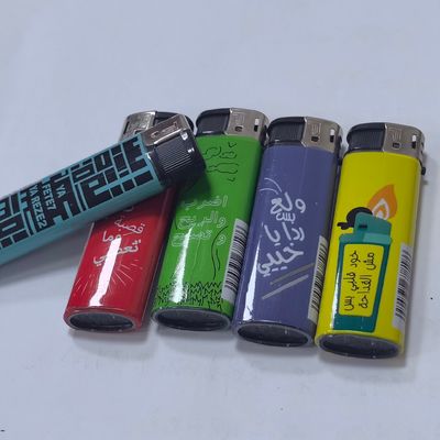 Custom Logo Refillable ISO9994 Plastic Lighter for Electronic Smoking