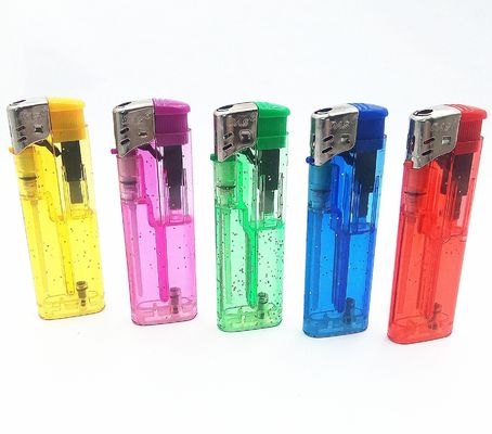 Customization Encendedor Electronic Plastic Lighter Five Colors Gas