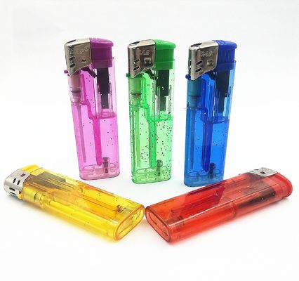 Customization Encendedor Electronic Plastic Lighter Five Colors Gas