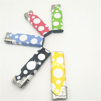 Electronic Cr Flip Plastic Lighter Dy-069 Cigarette Lighter with Customized Request