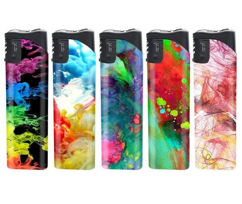 80.1*24.3*9.6mm Charging Lighter with Windproof Design and Rechargeable Function