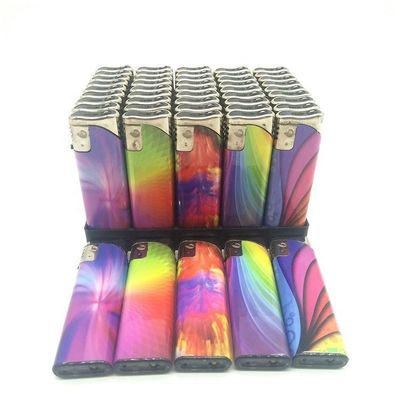 Plastic Jet Torch Custom Colorful Gift Cigarette Lighter Refillable Electric Lighter