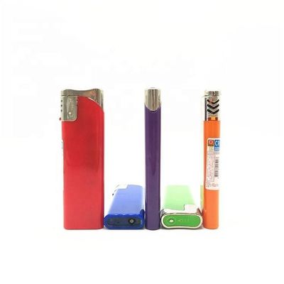 Plastic Jet Torch Custom Colorful Gift Cigarette Lighter Refillable Electric Lighter