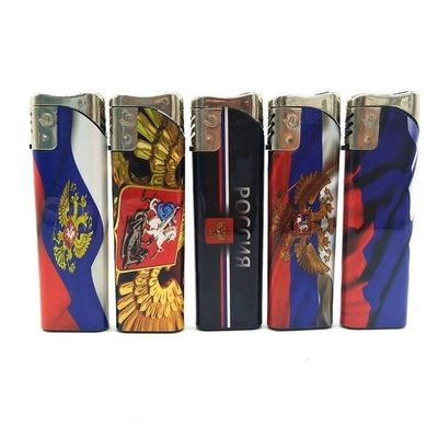Plastic Jet Torch Custom Colorful Gift Cigarette Lighter Refillable Electric Lighter