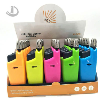 ISO22702 Certification Disposable Plastic Gas BBQ Lighter for Fireplace Accessory