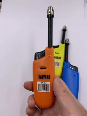 11.87*2.08*3.73cm Refillable Aluminimum BBQ Kitchen Lighter with ISO22702 Certification