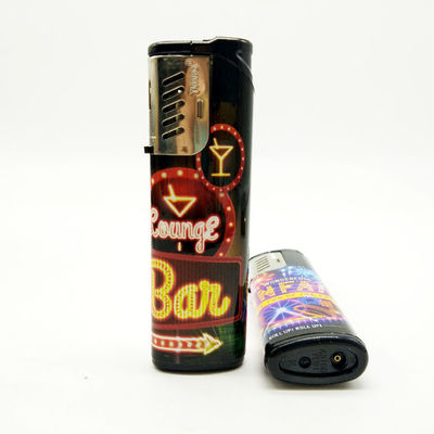 Windproof Turbo Flame Lighter with Flip Style Customized Request Model NO. DY-F001