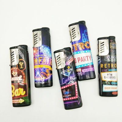 Windproof Turbo Flame Lighter with Flip Style Customized Request Model NO. DY-F001