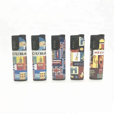Windproof Turbo Flame Lighter with Flip Style Customized Request Model NO. DY-F001