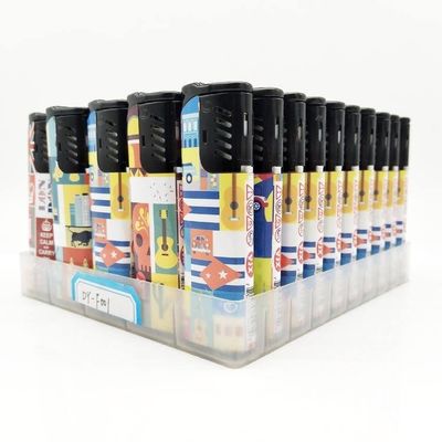 EUR Standard Windproof Electric Lighter with Custom Logo Design Model NO. DY-F001