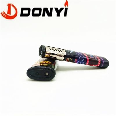 Customization Double Fire Lighter Jet Flame Windproof Inflatable Lighter for Men Gift