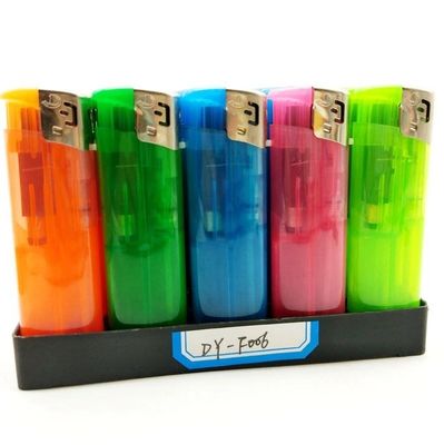 Dongyi Cool Sport Style Plastic Windproof Butane Lighter for Cigarette Smoking and OEM
