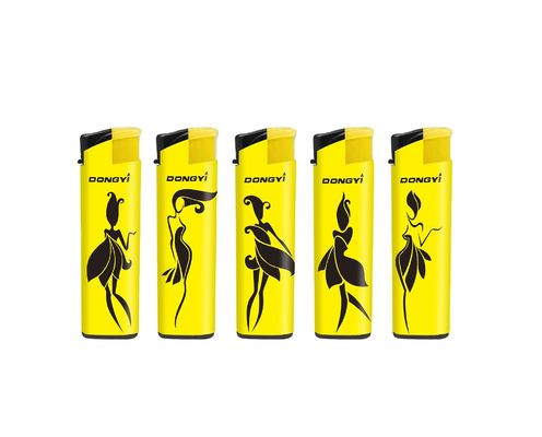 DY-F013 Model Torch Flame Dancer Sticker Windproof Lighter Customization and Promotion