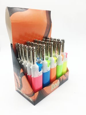 Design Cigarette Candle Picnic Gas Lighters for Cookers Customized Request Refillable