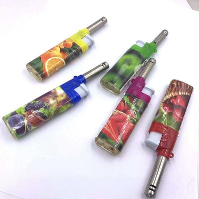 2021 Encendedores Electronic Refill BBQ Lighters with ISO 9994 Gas Windproof Lighter
