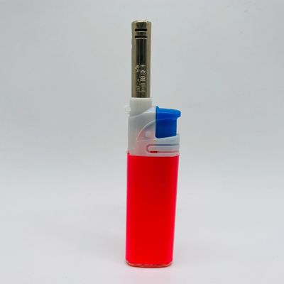 Customer Logo Refillable Electric Lighter Butane Gas Torch Fire Cool ISO 9994 Custom Candle BBQ Lighter
