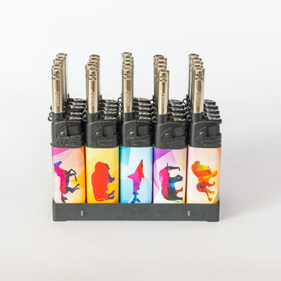 Customization Windproof Refillable Lighter for Camping Kitchen Long Gas Electric Lighter