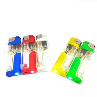 Dy-5810 LED Lamp Cigarette Plastic Gas Electric Lighter with Advanced Technology