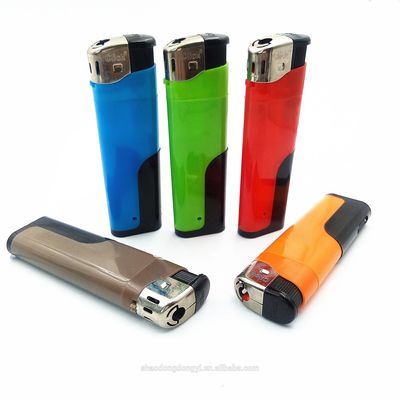 LED Lamp Custom Logo Soft Flame Electronic Lighter Model NO. DY-5820 LED Season Everyday