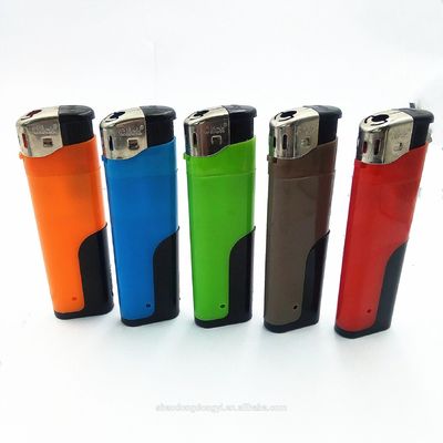 LED Lamp Custom Logo Soft Flame Electronic Lighter Model NO. DY-5820 LED Season Everyday