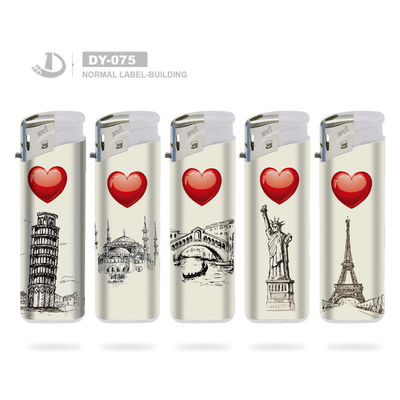Dy-075 Style Disposable Electronic Lighter in United Kingdom with Customized Request