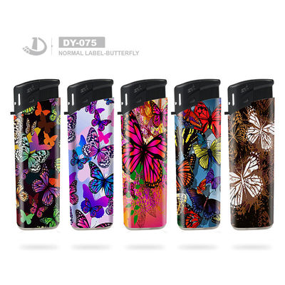Dy-075 Style Disposable Electronic Lighter in United Kingdom with Customized Request