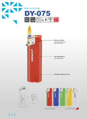 Dy-075 Style Disposable Electronic Lighter in United Kingdom with Customized Request