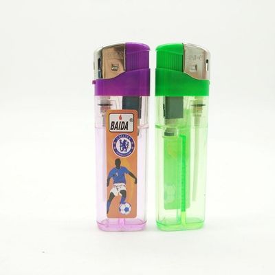 ISO9994 Certification Customization Smoking Electronic Candle Lighter with Sticker