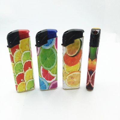 Customized Request Get Colorful Disposable Gas Plastic Lighter at 8.2*2.6*1.14cm