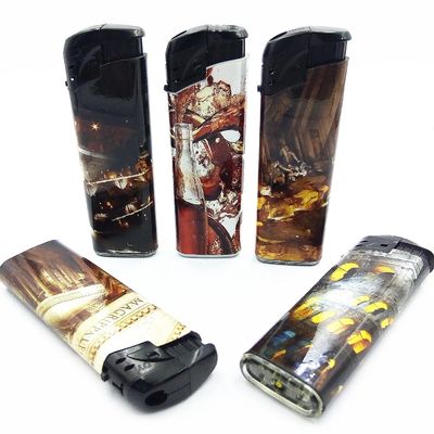 Disposable Custom Printing Sticker Plastic Gas Electronic Lighter within Your Budget