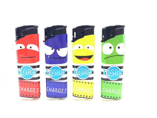 Electronic Cigar Disposable or Refillable EU Standard Gas Lighter with Five Colors