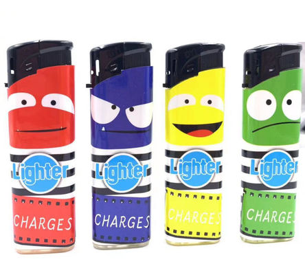 Electronic Cigar Disposable or Refillable EU Standard Gas Lighter with Five Colors