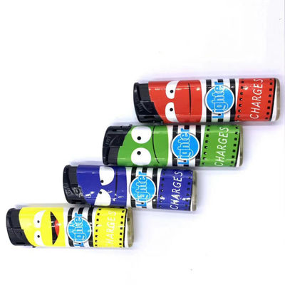 Electronic Cigar Disposable or Refillable EU Standard Gas Lighter with Five Colors