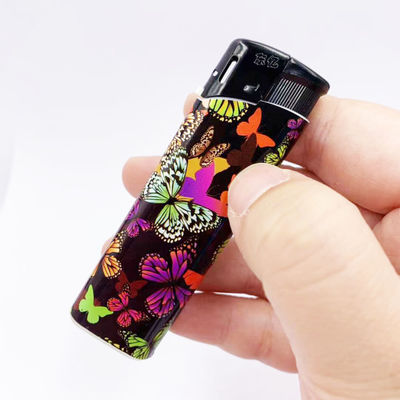 Electronic Cigar Disposable or Refillable EU Standard Gas Lighter with Five Colors