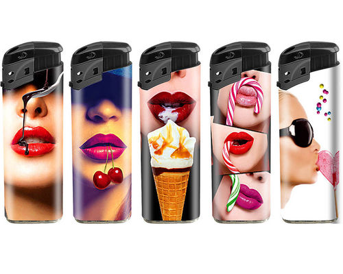 Customized Disposable Electronic Transparent Lighters for BBQ at Walmart Request
