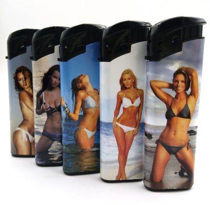 Customized Classic Fashionable Butane Gas Lighters Rechargeable and Disposable for Gift