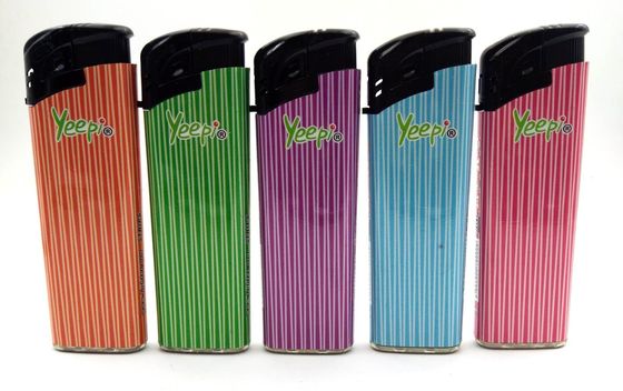 Plastic Disposable Lighters with Flashlight En13869 Certified and Customized Printing