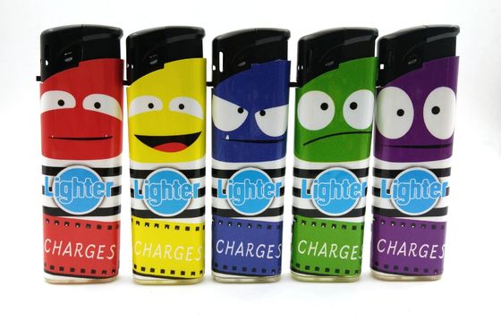 Plastic Disposable Lighters with Flashlight En13869 Certified and Customized Printing