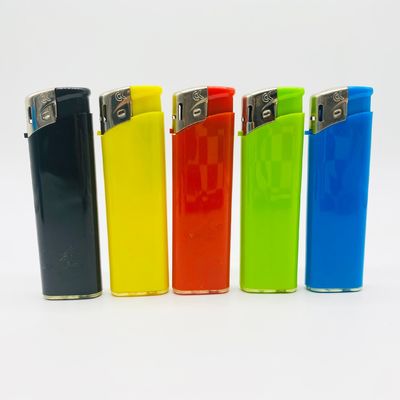 Plastic Disposable Lighters with Flashlight En13869 Certified and Customized Printing