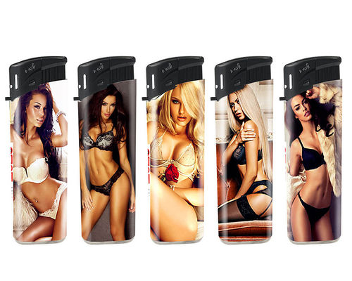 Kitchen Custom Logo Refillable Electric Cigratte Smoking Flameless Disposable Lighter