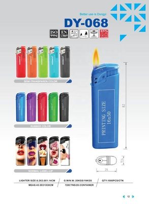 Customizable Colorful EUR Standard Plastic Electric Lighter with Custom Pattern-Fruits