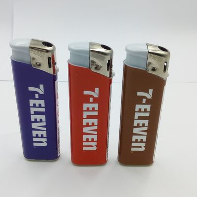 Plastic Unique Design Custom Logo Cigarette Lighter Electronic Candle Lighter