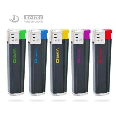 8.1*2.24*8.1CM Customizable Dy-1703 Five Colors Unique Plastic Lighter