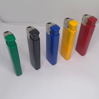 Dy-055 Stylish Refillable Plastic Electronic Gas Lighter with ISO9994 Customization