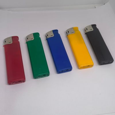 Dy-055 Stylish Refillable Plastic Electronic Gas Lighter with ISO9994 Customization