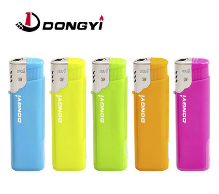 Customizable Windproof Lighter Flameless Electronic Lighter with LED Lamp DY-F003